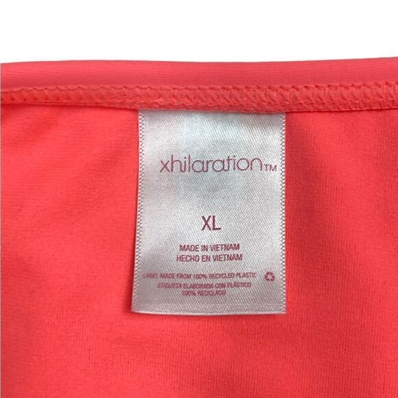 Xhilaration Coral High Leg Scoop Waist Bikini Bottoms, Size XL, NWT - Picture 7 of 11